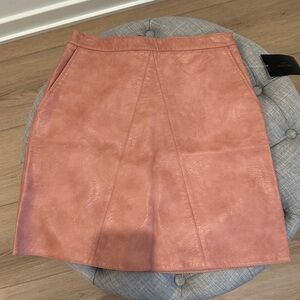 Zara Faux Leather Skirt